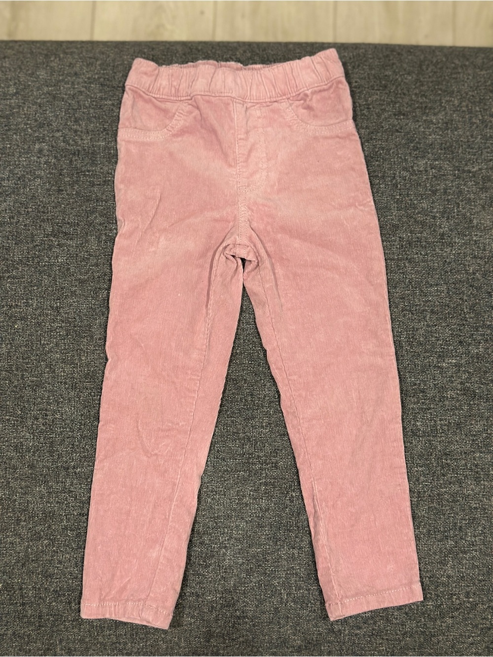 Joe Fresh Toddler Girls Mauve Corduroy High-Waist Shorts